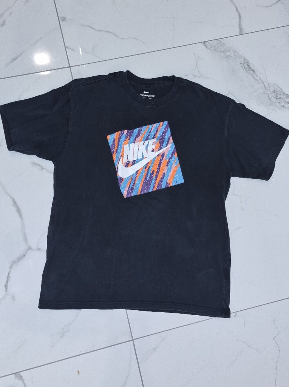 Nike Black wild print graphic Tee shirt